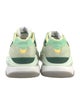 New Balance x Staud Suede Colorblock Pattern Athletic Sneakers