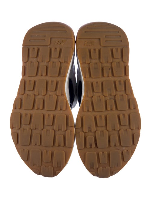 New Balance x Staud Leather Colorblock Pattern Athletic Sneakers