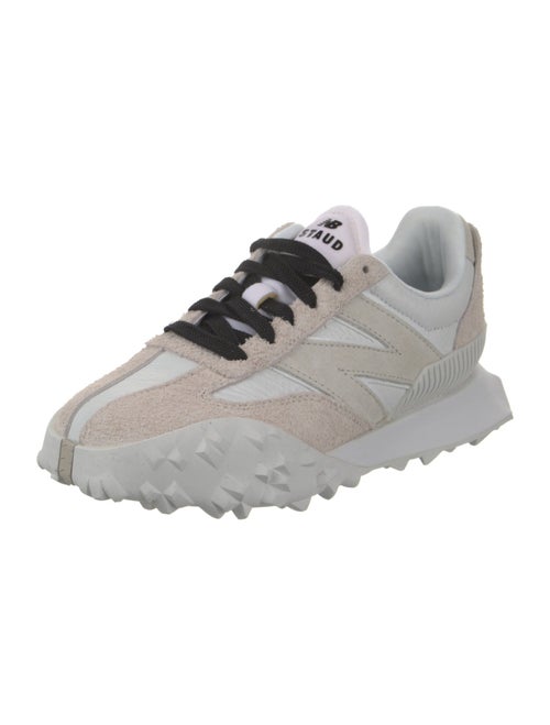 New Balance x Staud Suede Patterned Sneakers