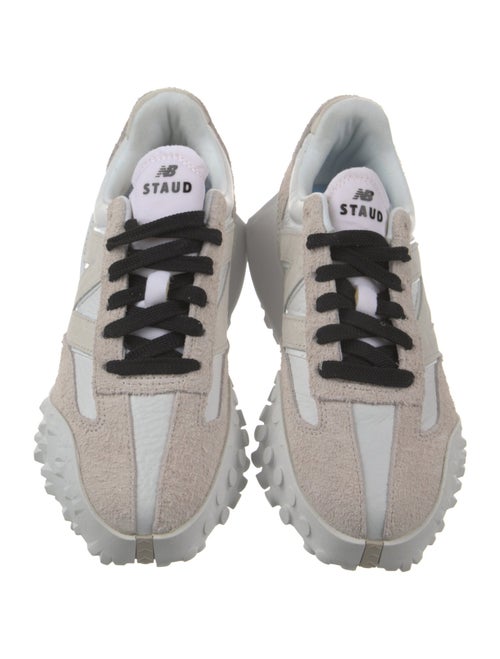 New Balance x Staud Suede Patterned Sneakers