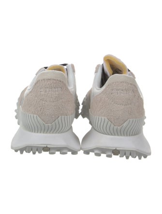 New Balance x Staud Suede Patterned Sneakers