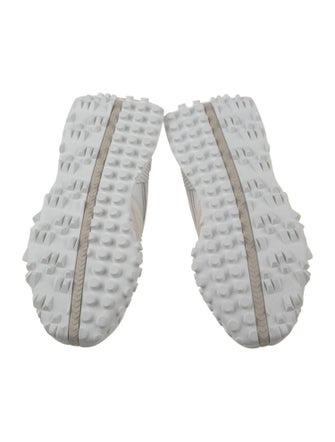 New Balance x Staud Suede Patterned Sneakers