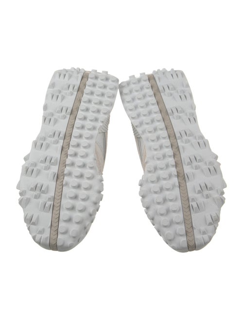 New Balance x Staud Suede Patterned Sneakers