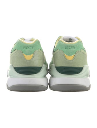 New Balance x Staud Suede Colorblock Pattern Sneakers