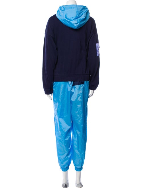 New Balance x Staud Graphic Print Biker Jacket