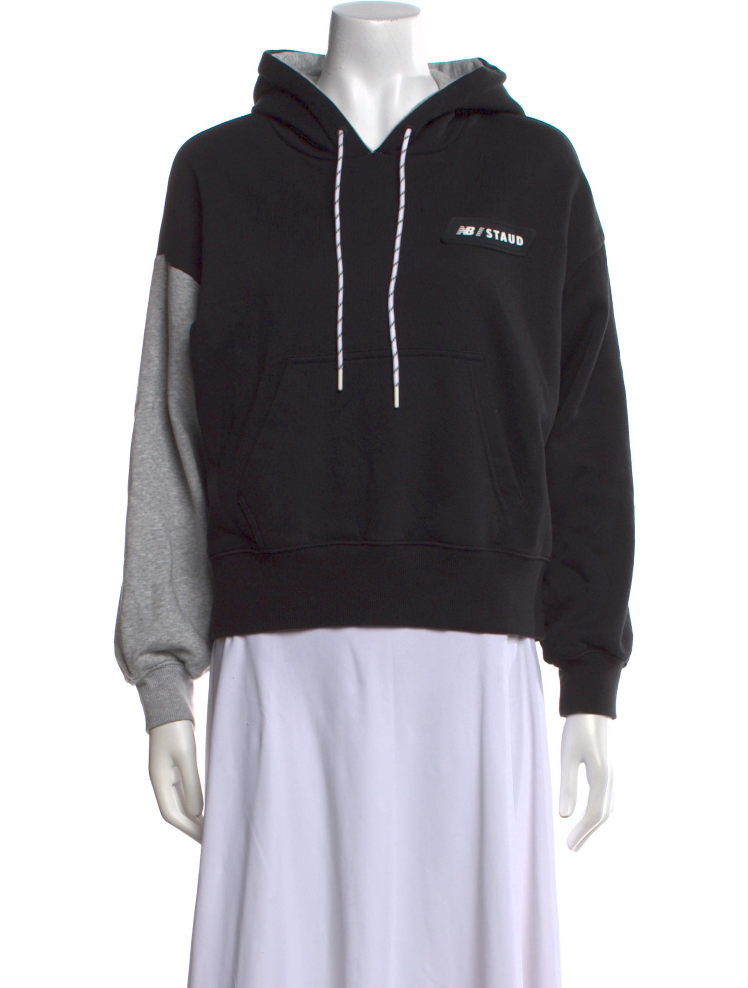 New Balance x Staud Graphic Print Crew Neck Sweatshirt