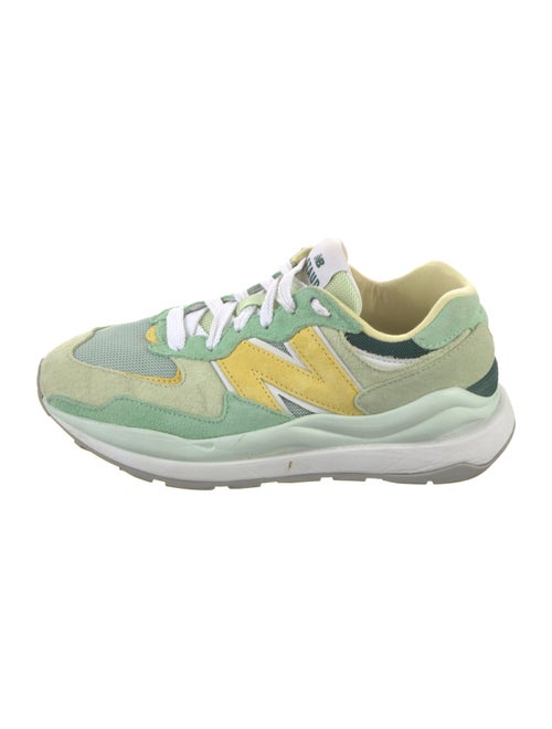 New Balance x Staud Suede Printed Athletic Sneakers