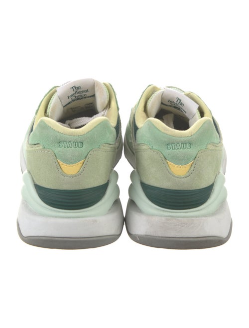 New Balance x Staud Suede Printed Athletic Sneakers