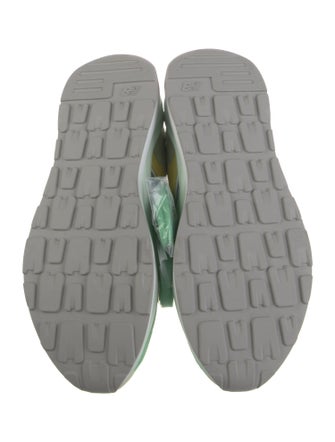 New Balance x Staud Suede Colorblock Pattern Athletic Sneakers