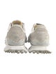 New Balance x Staud Suede Colorblock Pattern Athletic Sneakers