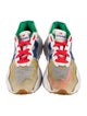New Balance x Staud Leather Graphic Print Chunky Sneakers