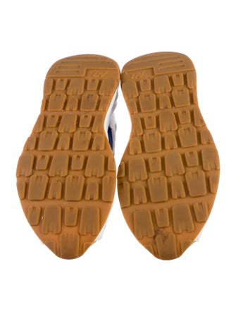 New Balance x Staud Leather Graphic Print Chunky Sneakers