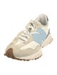 New Balance x Staud Suede Graphic Print Sneakers