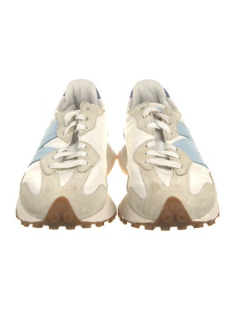 New Balance x Staud Suede Graphic Print Sneakers