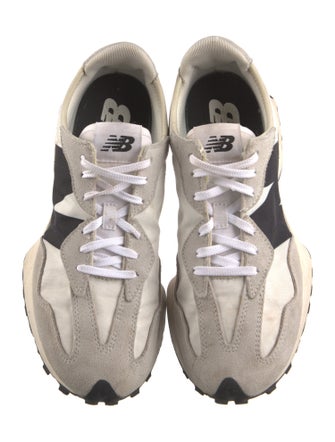 New Balance x Staud Suede Colorblock Pattern Athletic Sneakers