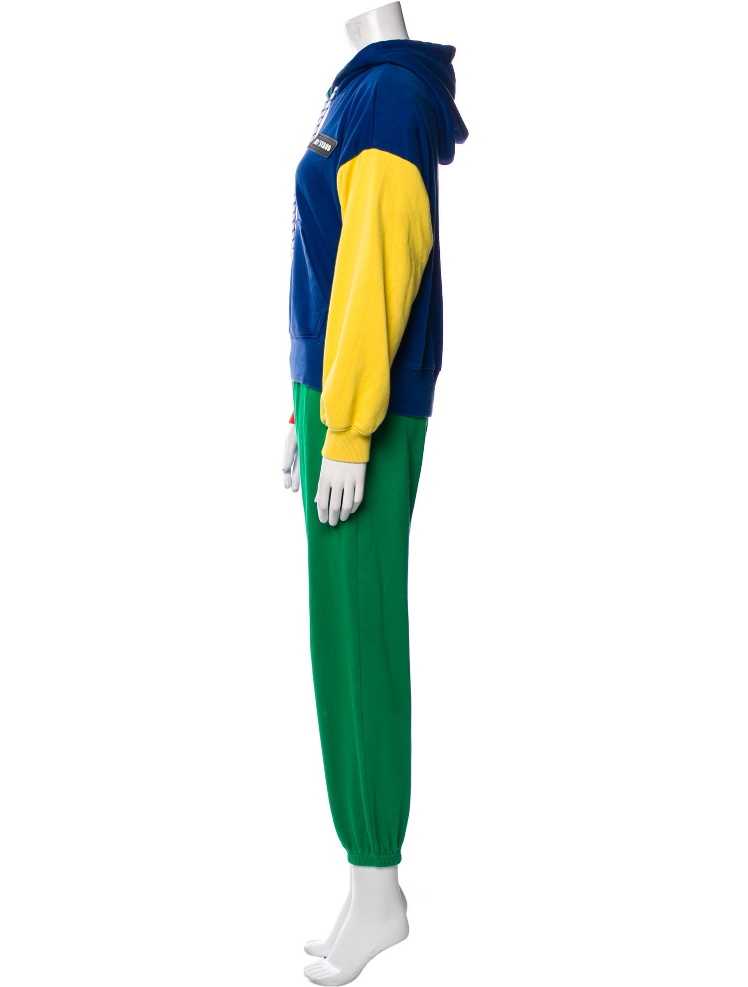 New Balance x Staud Colorblock Pattern Pant Set