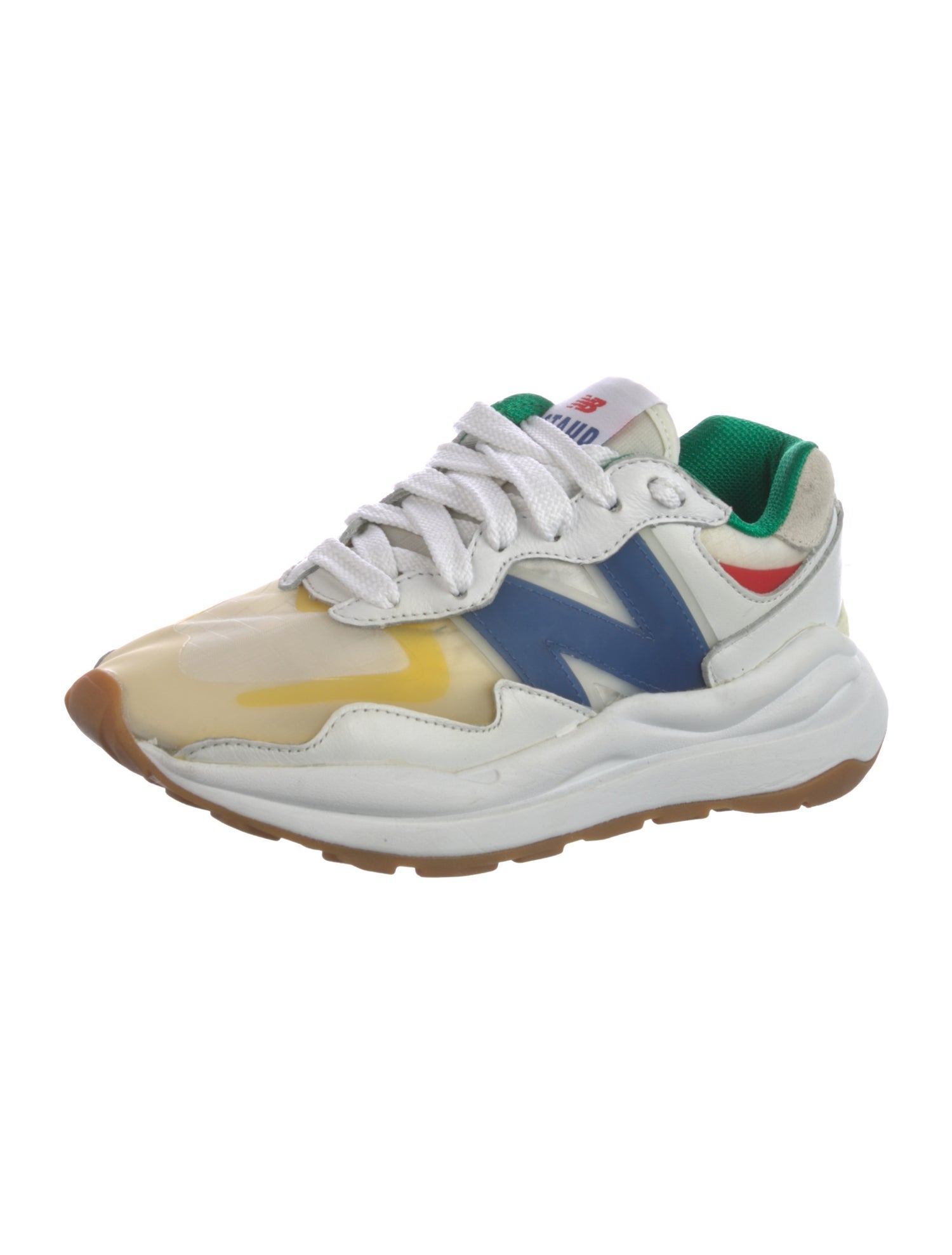 New Balance x Staud Leather Athletic Sneakers