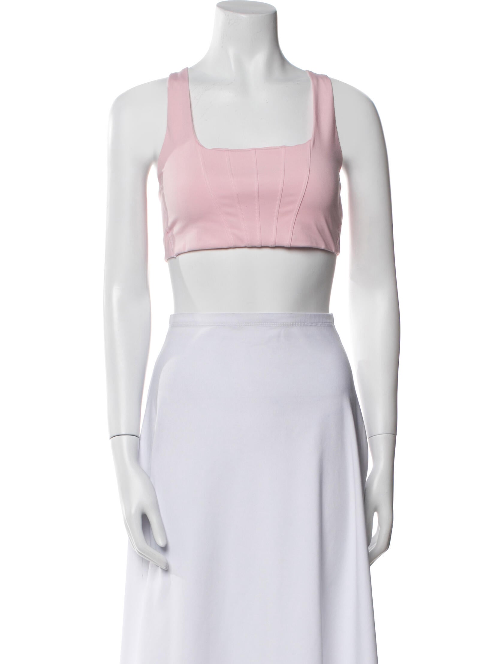 New Balance x Staud Square Neckline Sleeveless Crop Top