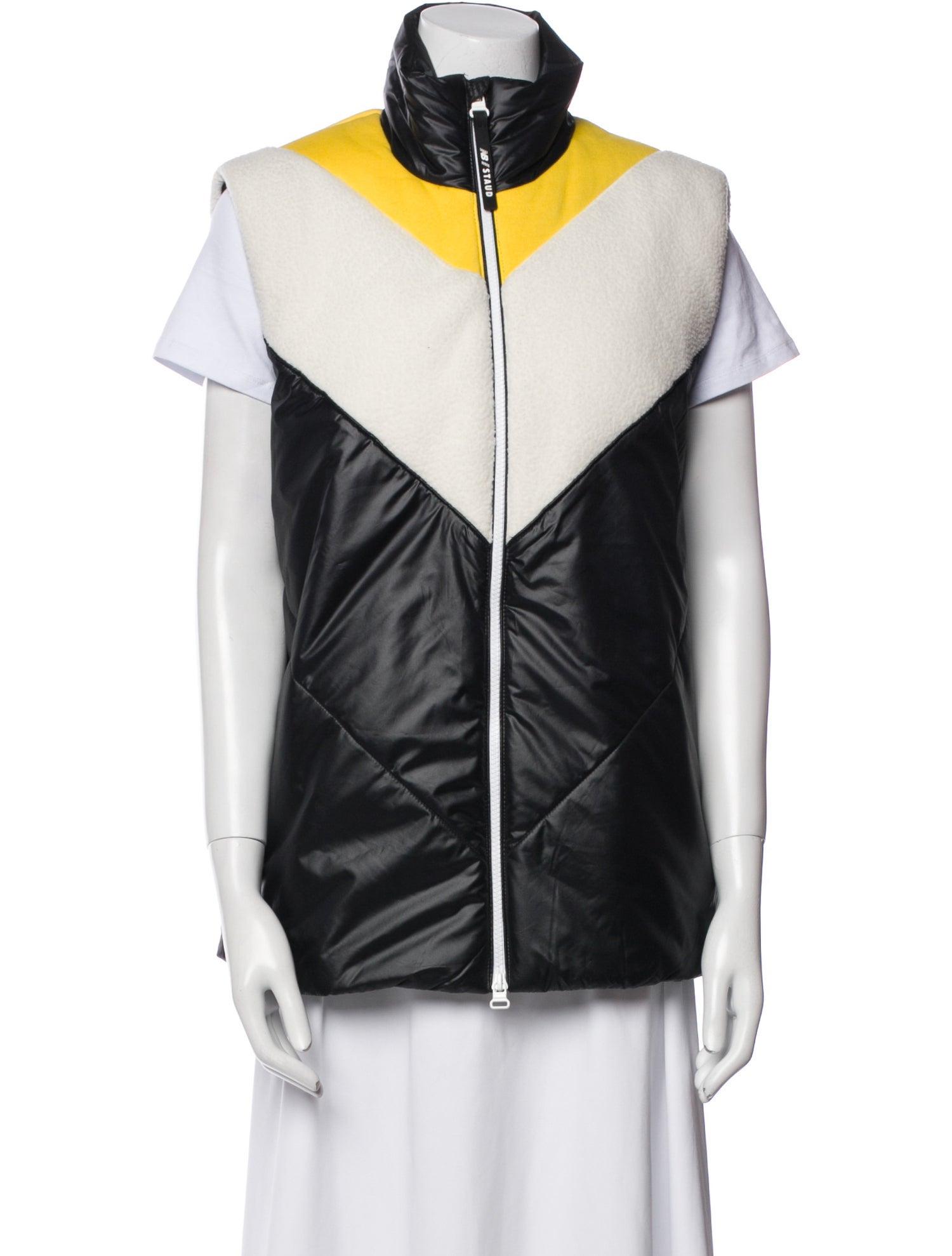 New Balance x Staud Colorblock Pattern Vest