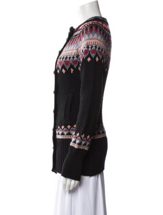 Nicholas K Merino Wool Printed Sweater