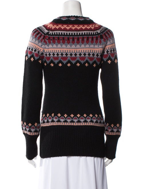 Nicholas K Merino Wool Printed Sweater