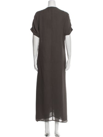 Nicholas K Cowl Neck Long Dress