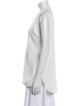 Nicholas K Mock Neck Sleeveless Button-Up Top