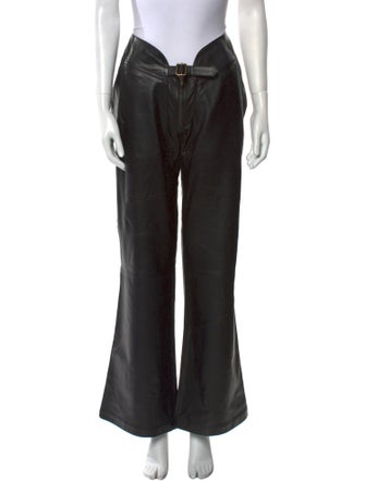 Nicholas K Leather Wide Leg Pants