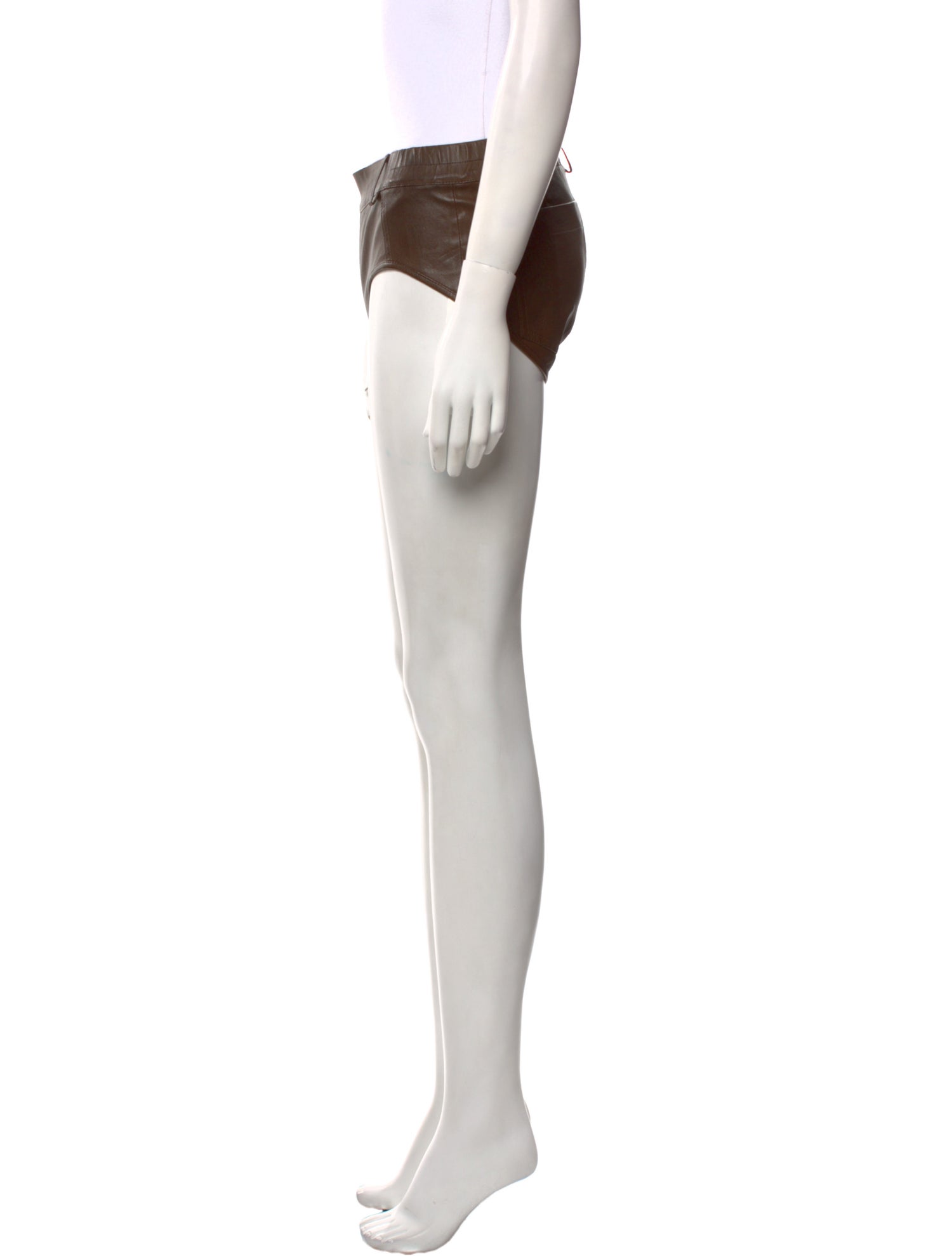 Nicholas K Leather Mini Shorts