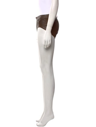 Nicholas K Leather Mini Shorts