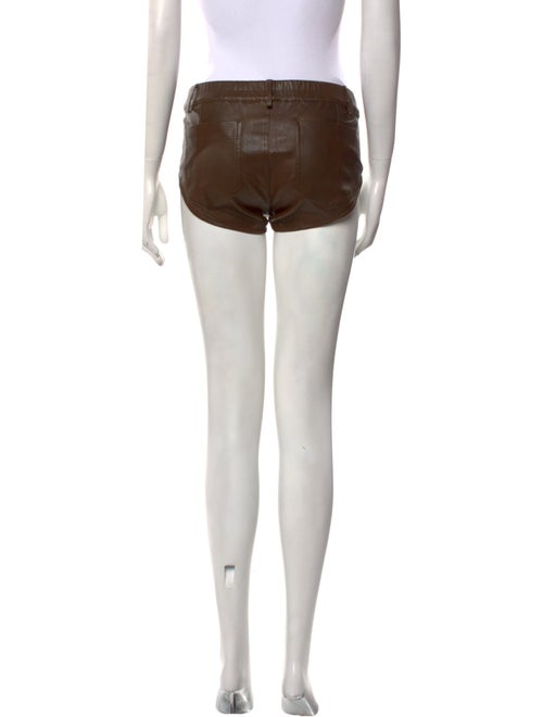 Nicholas K Leather Mini Shorts