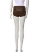 Nicholas K Leather Mini Shorts