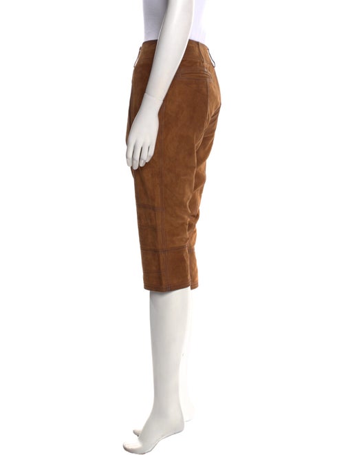 Nicholas K Suede Straight Leg Pants