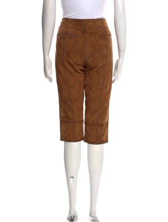 Nicholas K Suede Straight Leg Pants