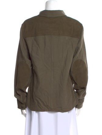 Nicholas K Wool Long Sleeve Button-Up Top