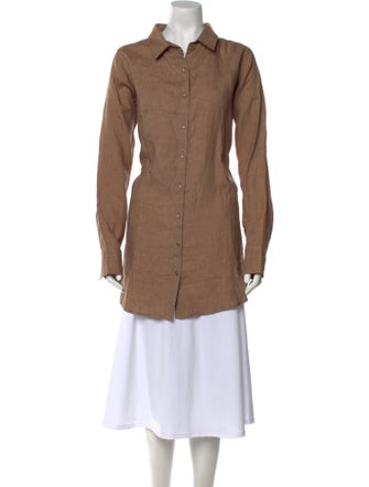 Nicholas K Linen Knee-Length Dress