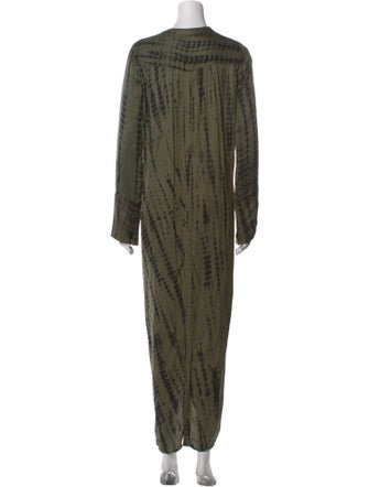 Nicholas K Striped Long Dress