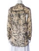 Nicholas K Printed Long Sleeve Button-Up Top