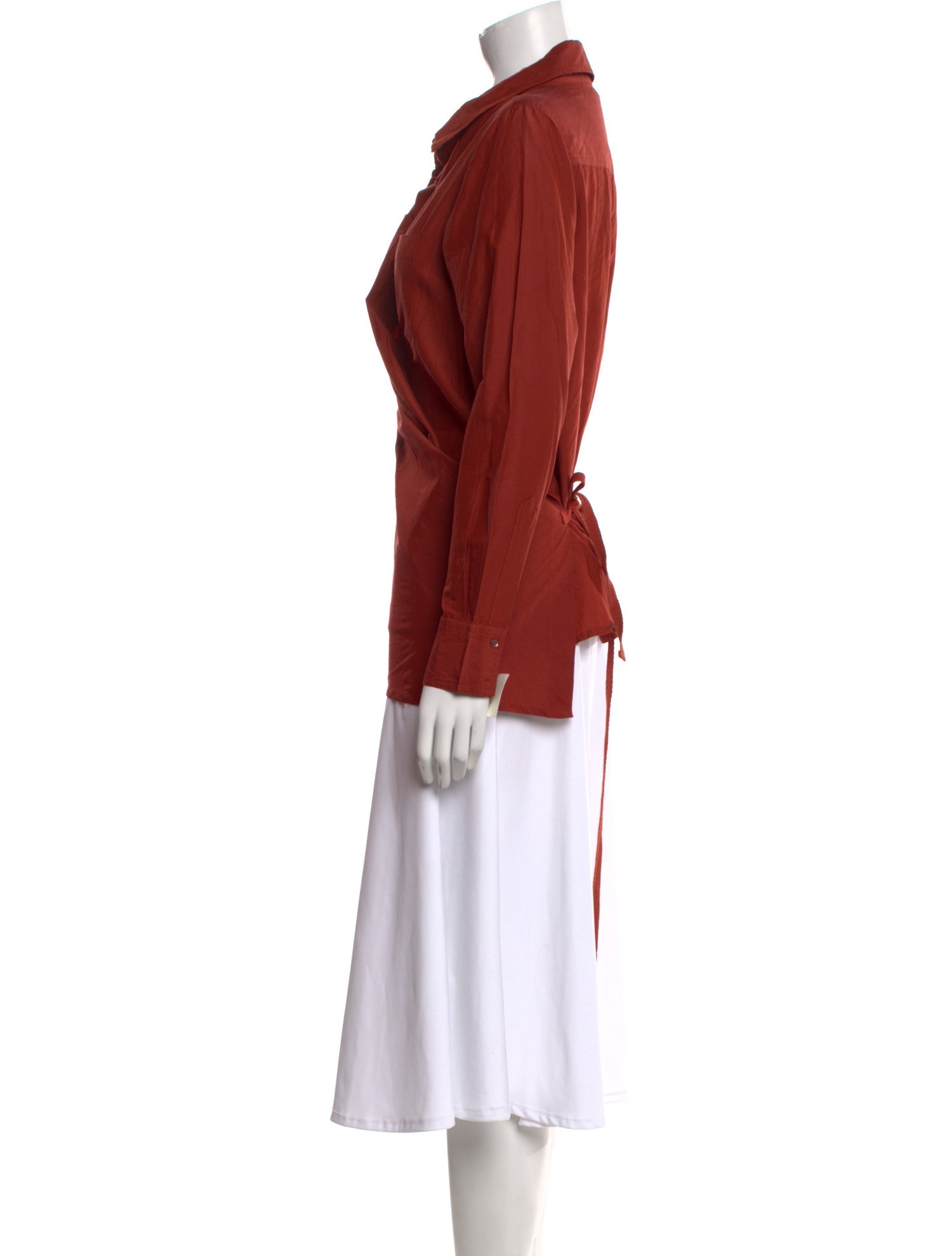 Nicholas K Cowl Neck Long Sleeve Blouse