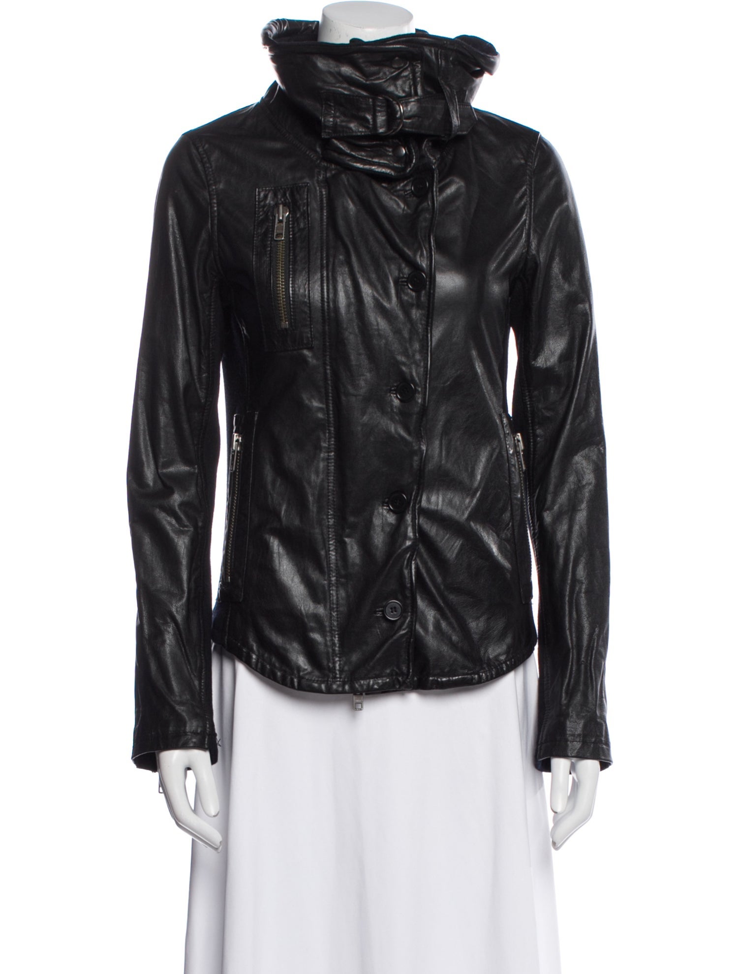 Nicholas K Leather Biker Jacket