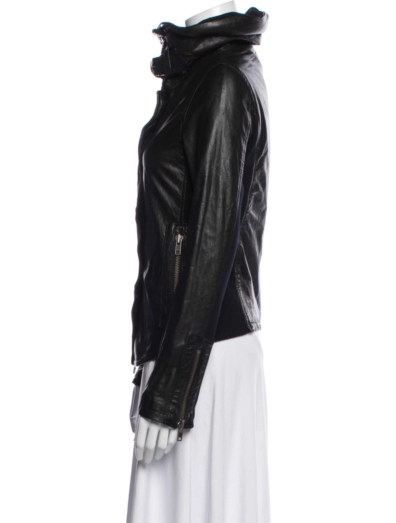 Nicholas K Leather Biker Jacket