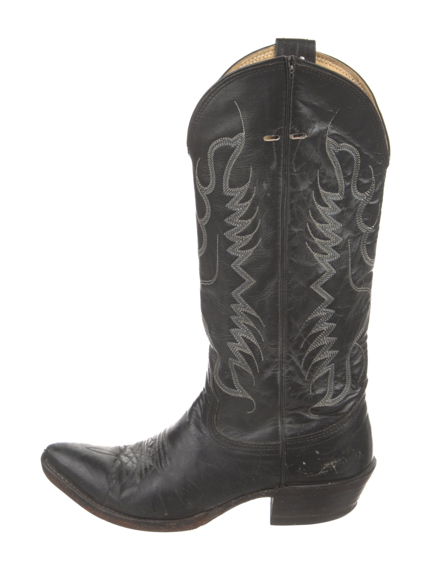 Nocona Boots Leather Printed Western Boots