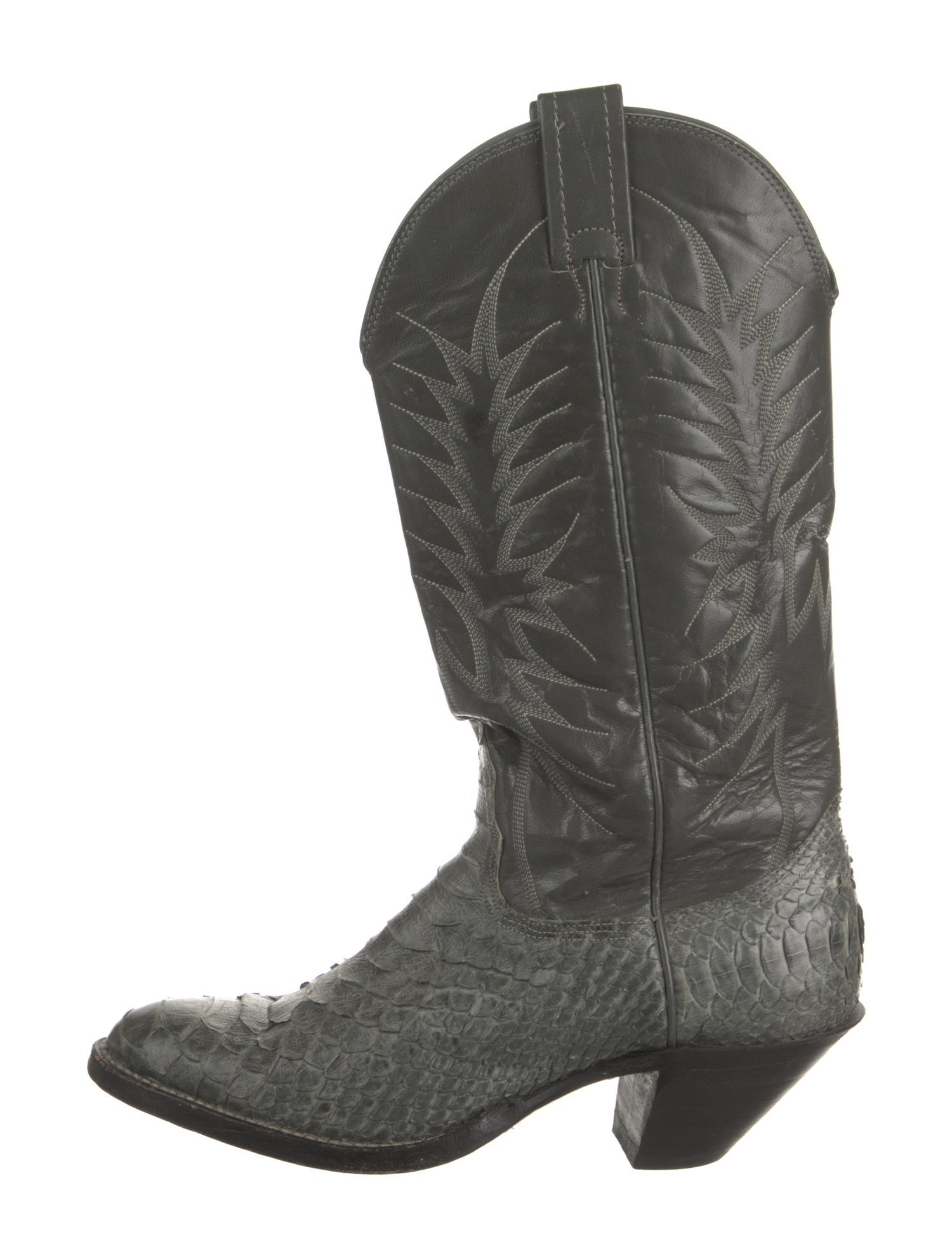 Nocona Boots Leather Patterned Western Boots