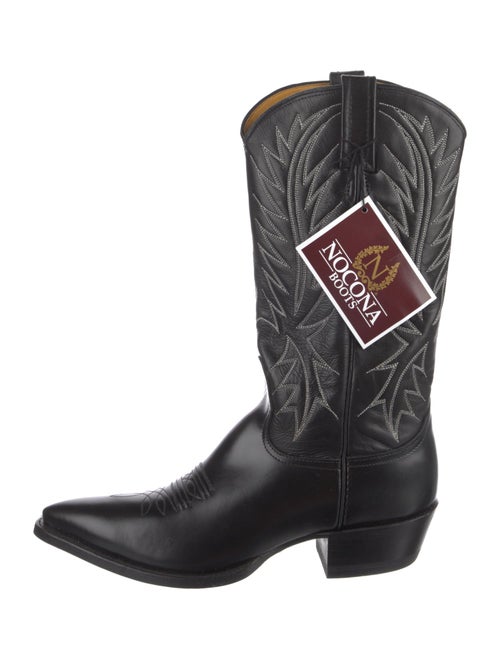 Nocona Boots Leather Graphic Print Western Boots