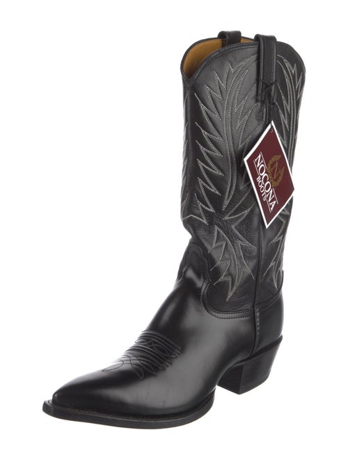 Nocona Boots Leather Graphic Print Western Boots