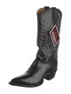 Nocona Boots Leather Graphic Print Western Boots