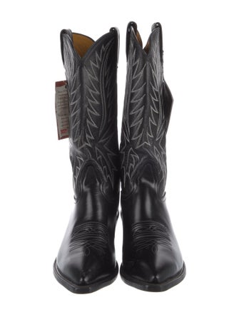 Nocona Boots Leather Graphic Print Western Boots