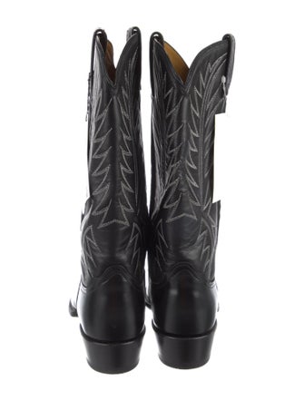 Nocona Boots Leather Graphic Print Western Boots