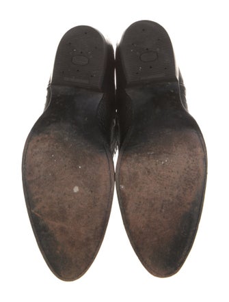 Nocona Boots Leather Embroidered Accent Western Boots