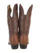 Nocona Boots Leather Colorblock Pattern Western Boots